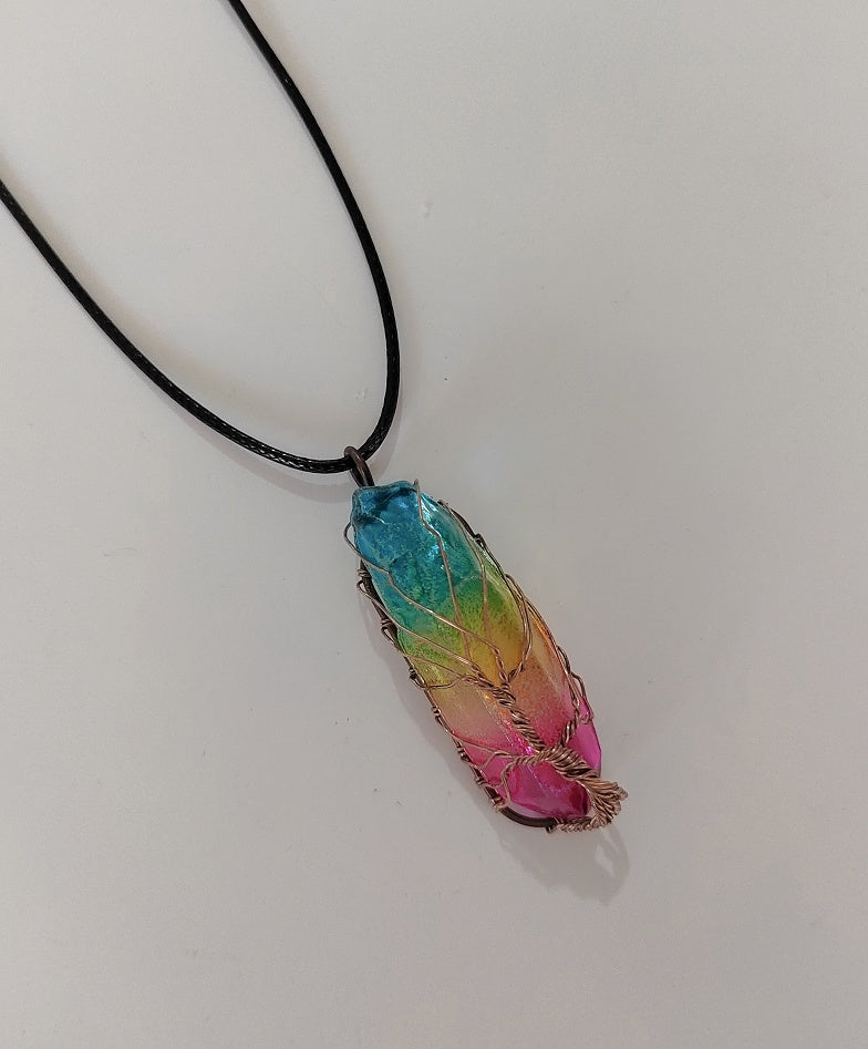 Four Elements Tree of Life pendant necklace product view